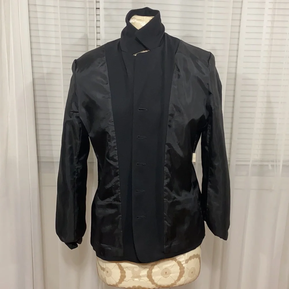 Michele Petite black blazer size 6 - Picture 7 of 10